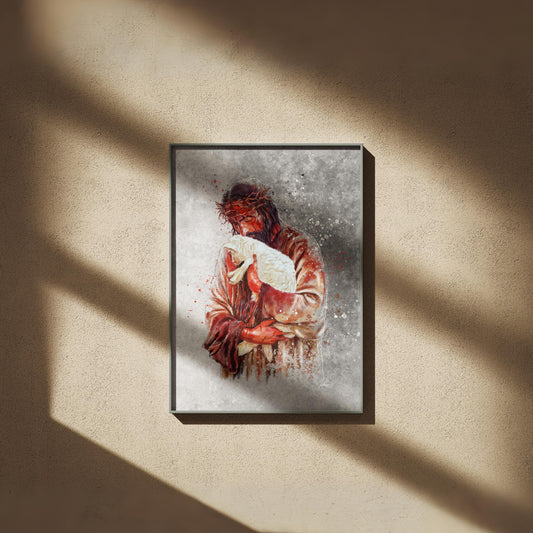 The Good Shepherd - Art Print | A3 Poster | John Paul Xavier