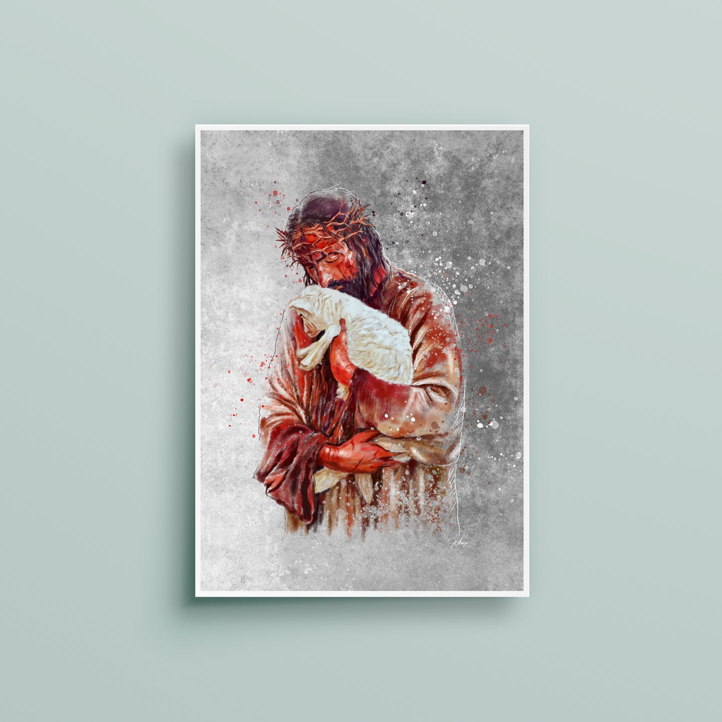The Good Shepherd - Art Print | A3 Poster | John Paul Xavier