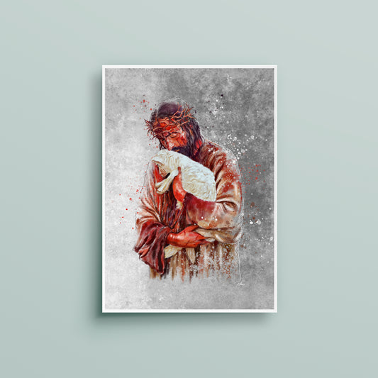 The Good Shepherd - Art Print | A3 Poster | John Paul Xavier