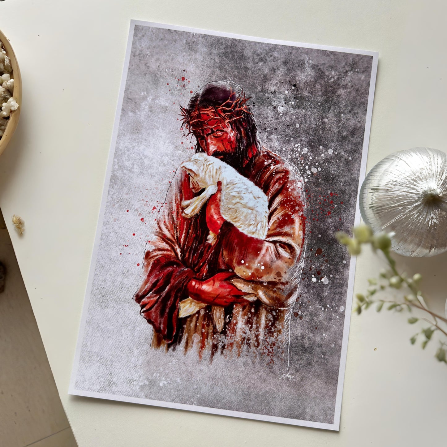 The Good Shepherd - Art Print | A3 Poster | John Paul Xavier