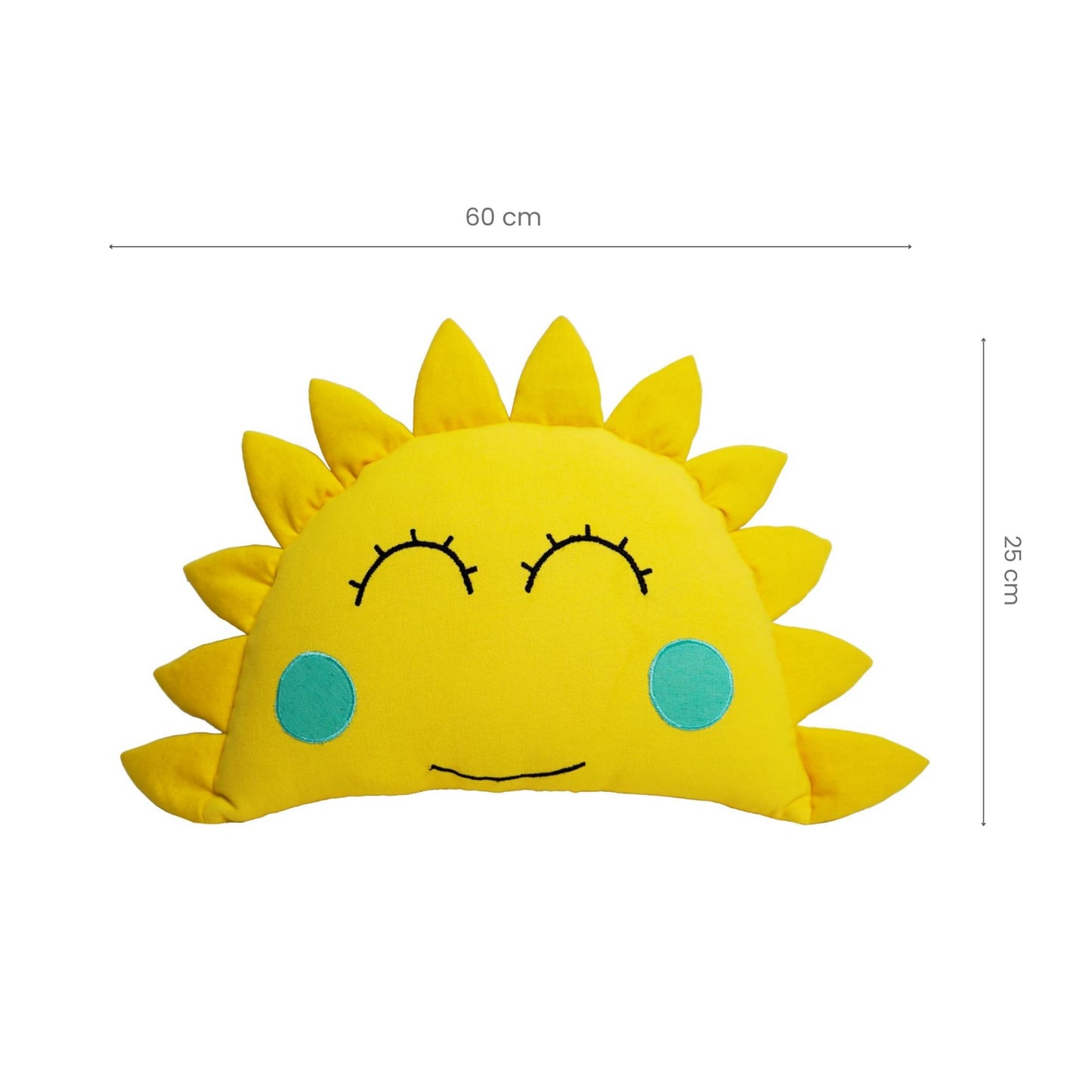 Sun Cute Shape Cushion| Soft Decorative Throw Pillow Nursery, Bedroom & Playroom Korean Style
