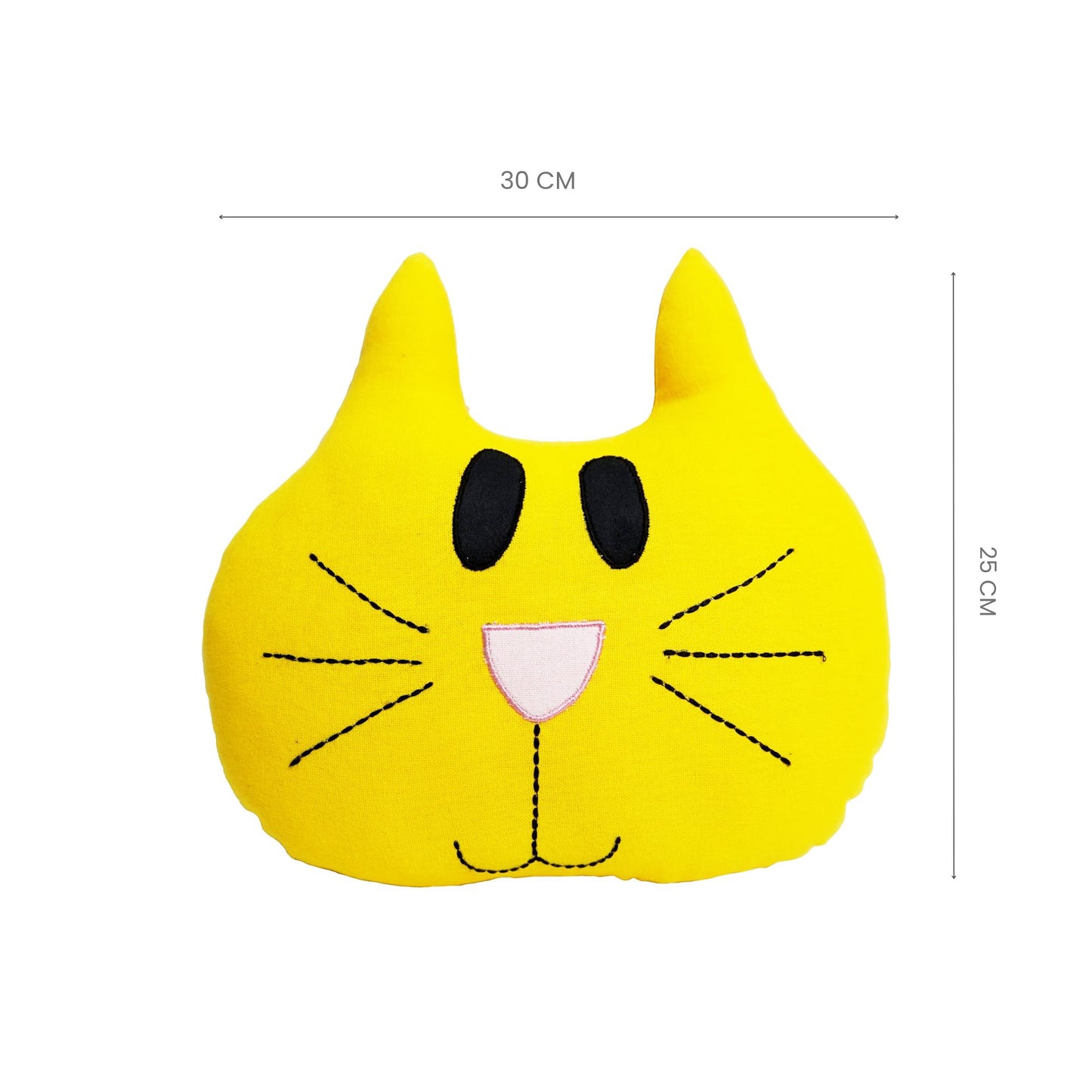 Cat Cute Shape Cushion | Soft Decorative Throw Pillow Nursery, Bedroom & Playroom Korean Style