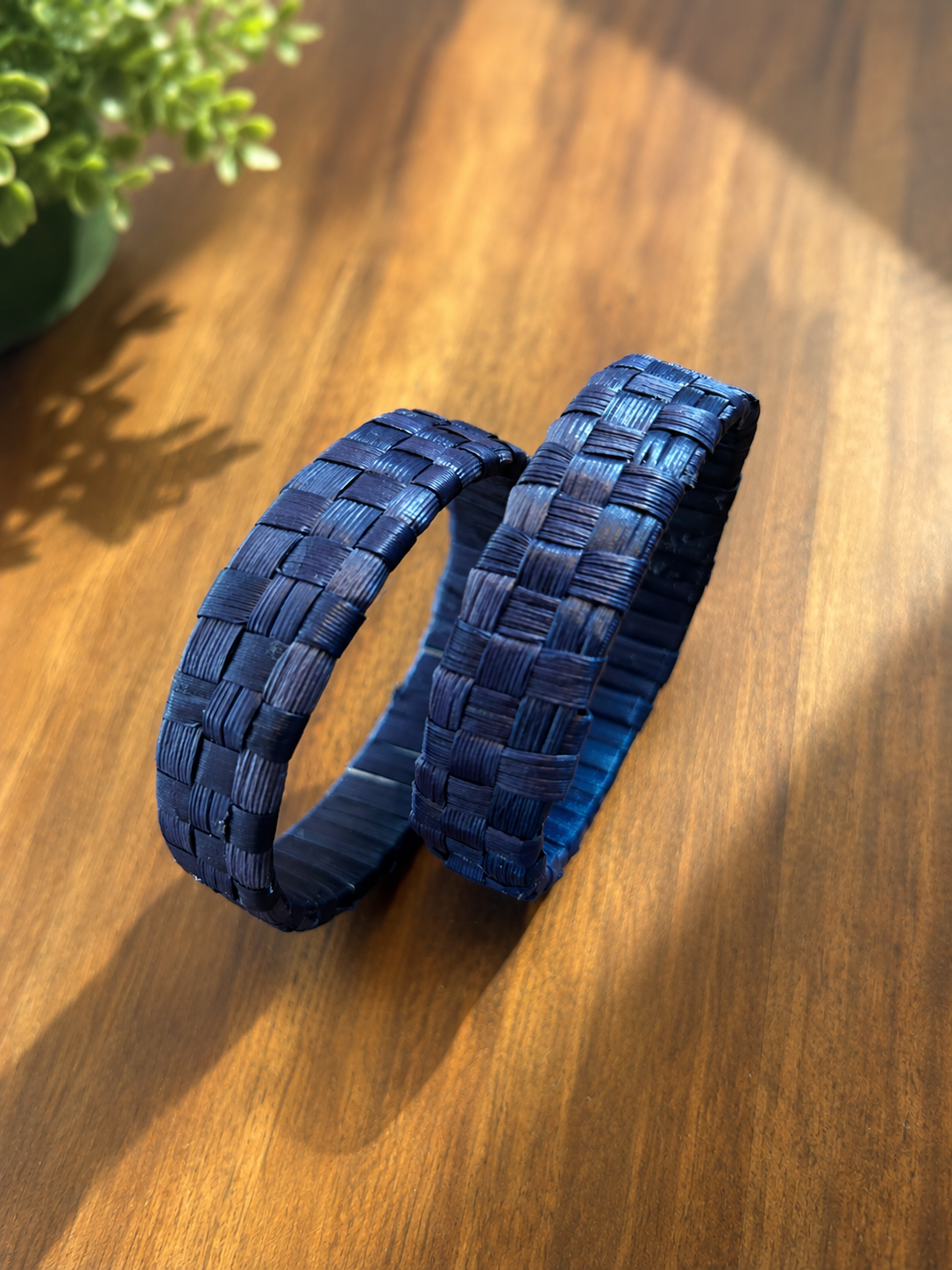 Thazhampoo bangle -Dark blue 2.10 set of 2