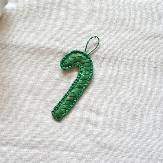 Candy Cane Ornament – Green