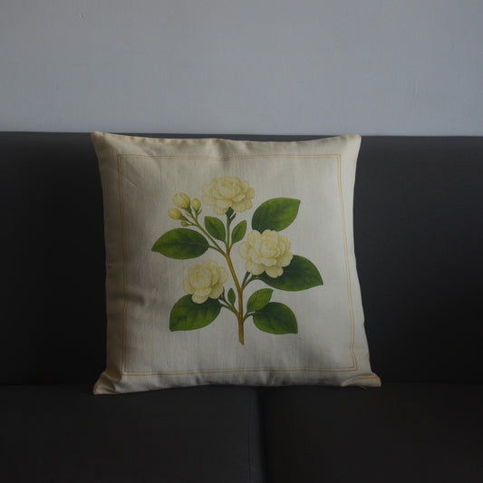 Ixora –Jasmine Duo - Cotton Cushion Covers 16"x16"