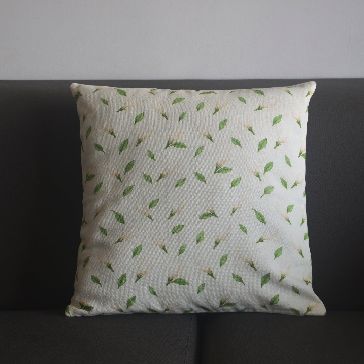 Mogra & Thumba Duo - Cotton cushion covers 16"x16"