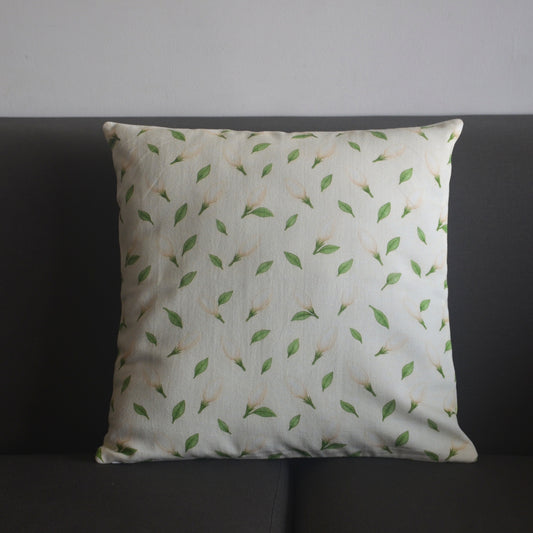 Mogra & Thumba Duo - Cotton cushion covers 16"x16"